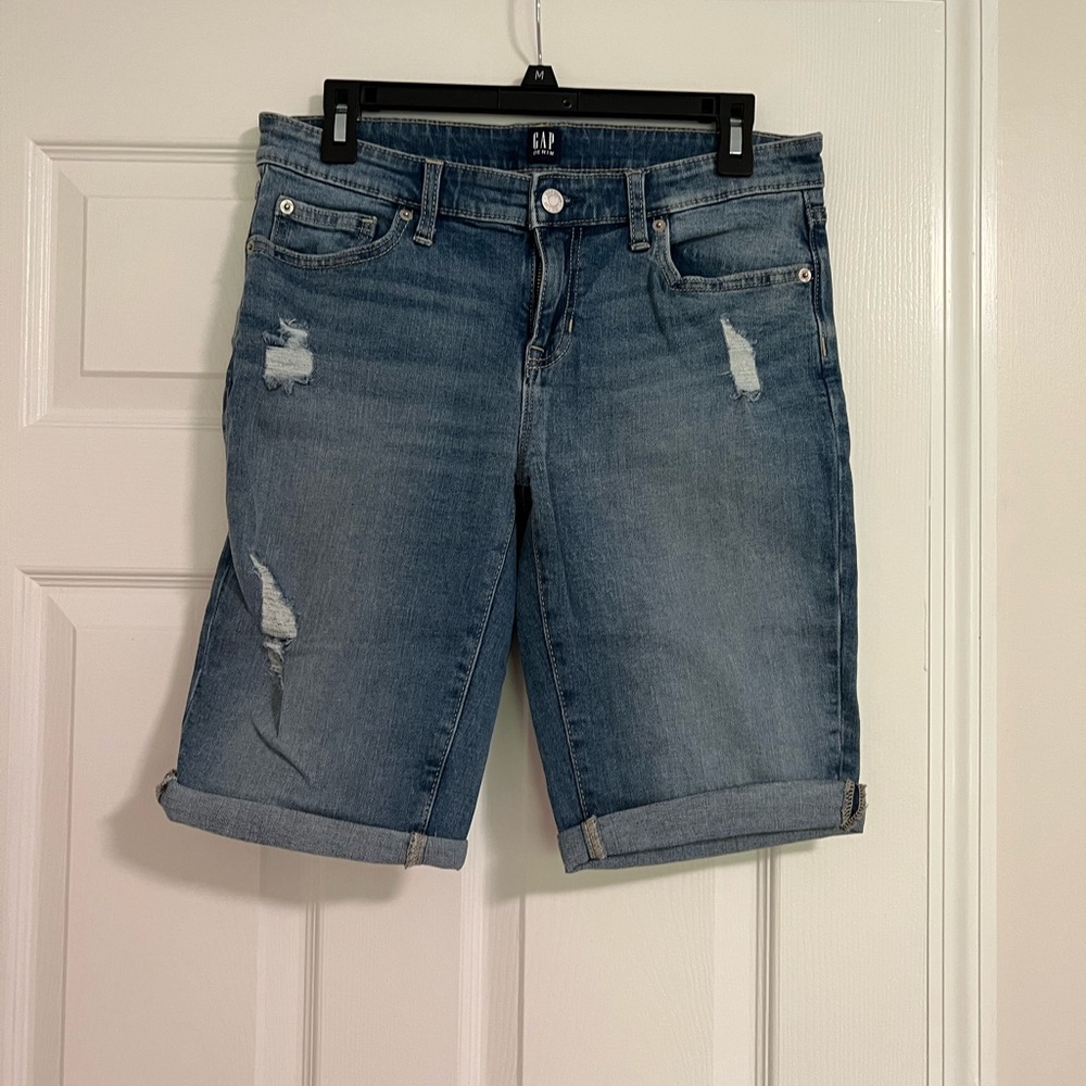 Blue Bermuda Jean Shorts | Gap Denim Shorts